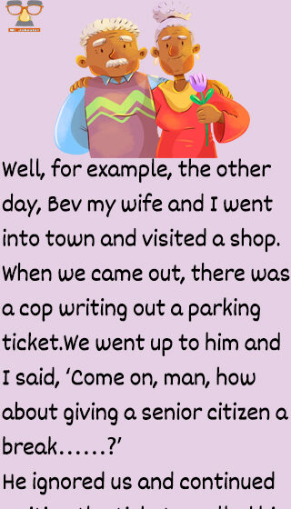 cop parking ticket jokes