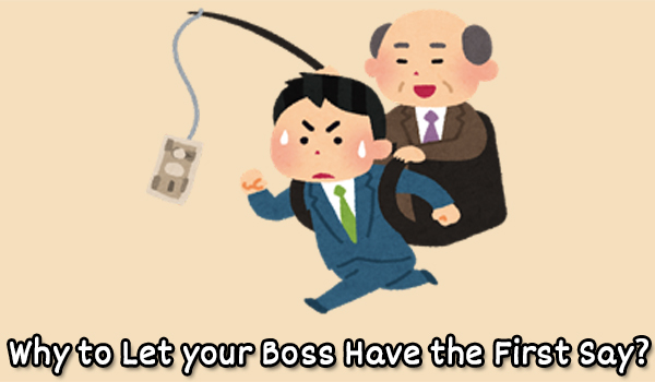 The boss has the final Word